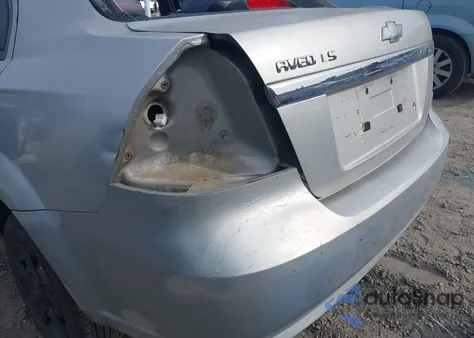 2007 Chevrolet Aveo Ls из США, поврежденный, VIN KL1TD56607B126939